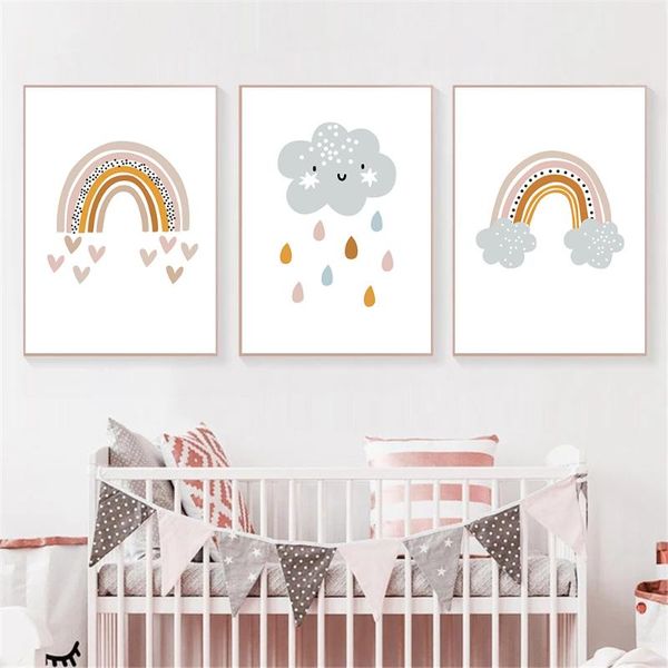paintings nursery wall art poster and print cloud rainbow canvas children nordic pictures baby kids room decorationposters
paintings nursery wall art poster and print cloud rainbow canvas children nordic pictures baby kids room decorationposters