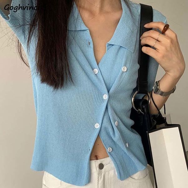 women's knits & tees double breasted white cardigan women summer soft short sleeve fairy slim knitting korean style sweet solid simple
women's knits & tees double breasted white cardigan women summer soft short sleeve fairy slim knitting korean style sweet solid simple