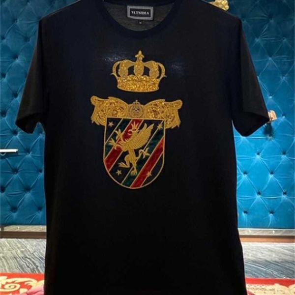 men's t-shirts shirs 20ss crown embroidery deisnger diamond shirs for men coo o57s, White;black 
men's t-shirts shirs 20ss crown embroidery deisnger diamond shirs for men coo o57s, White;black