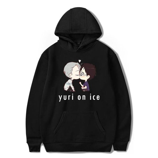 men's hoodies & sweatshirts yuri on ice manga printed fashion men/women sweatshirt pullover harajuku streetshirt clothing anime, Black
men's hoodies & sweatshirts yuri on ice manga printed fashion men/women sweatshirt pullover harajuku streetshirt clothing anime, Black
