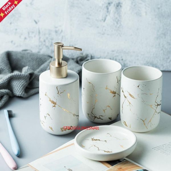 ceramic bathroom accessory set washing tools water bottle mouthwash cup imitation marble soap dish toothbrush holder bath
ceramic bathroom accessory set washing tools water bottle mouthwash cup imitation marble soap dish toothbrush holder bath