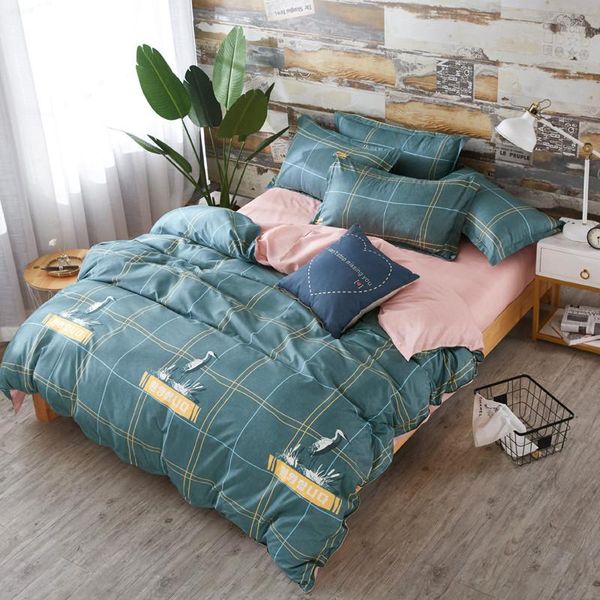 bedding sets 3/4pcs nordic comfortable plaid duvet cover geometric stripe quilt set simple bed size luxury
bedding sets 3/4pcs nordic comfortable plaid duvet cover geometric stripe quilt set simple bed size luxury