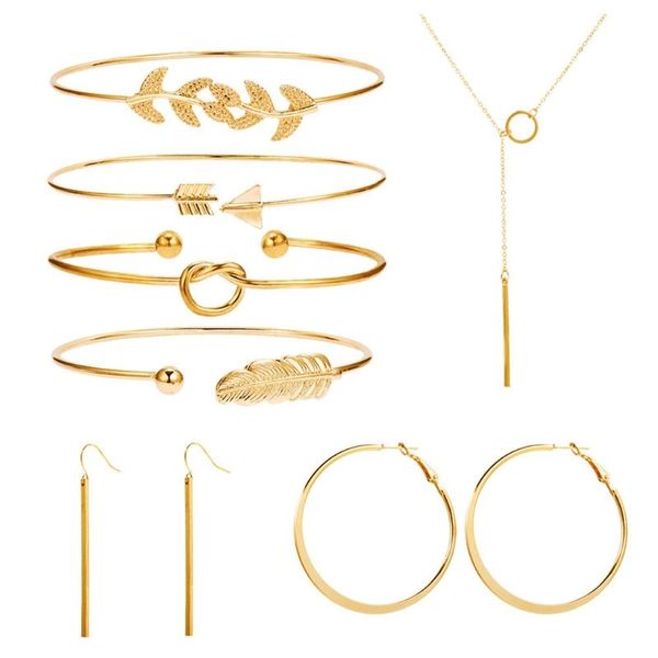 earrings & necklace 1 set creative retro simple bracelet european and american open jewelry gifts, Silver
earrings & necklace 1 set creative retro simple bracelet european and american open jewelry gifts, Silver