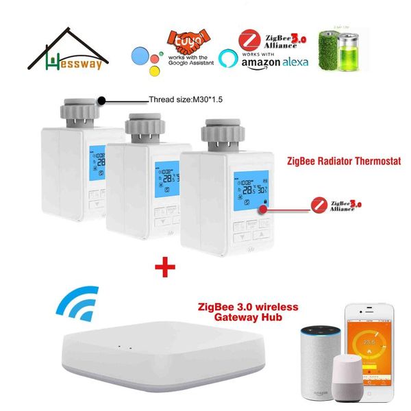 smart home control batteries programmable wifi zigbee radiator thermostat for wireless gateway tuya alliance
smart home control batteries programmable wifi zigbee radiator thermostat for wireless gateway tuya alliance