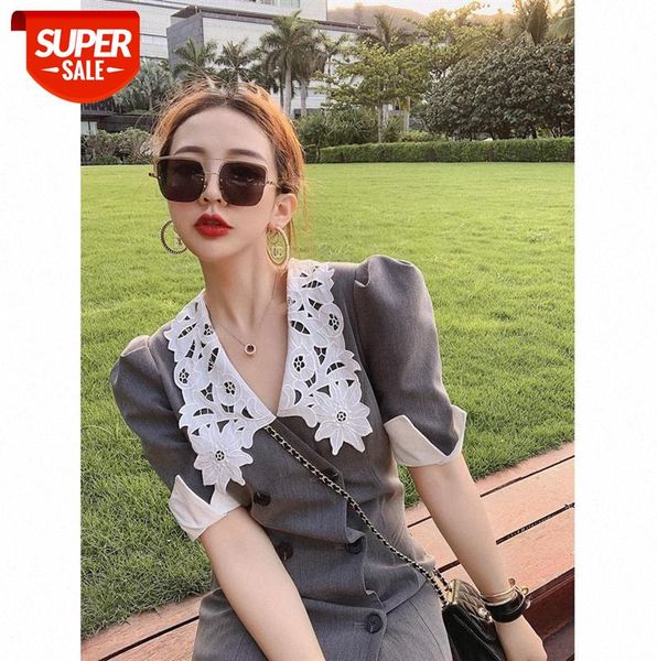 french slim dress women retro temperament light mature puff sleeve waist suit skirt #bv1c, Black;gray
french slim dress women retro temperament light mature puff sleeve waist suit skirt #bv1c, Black;gray