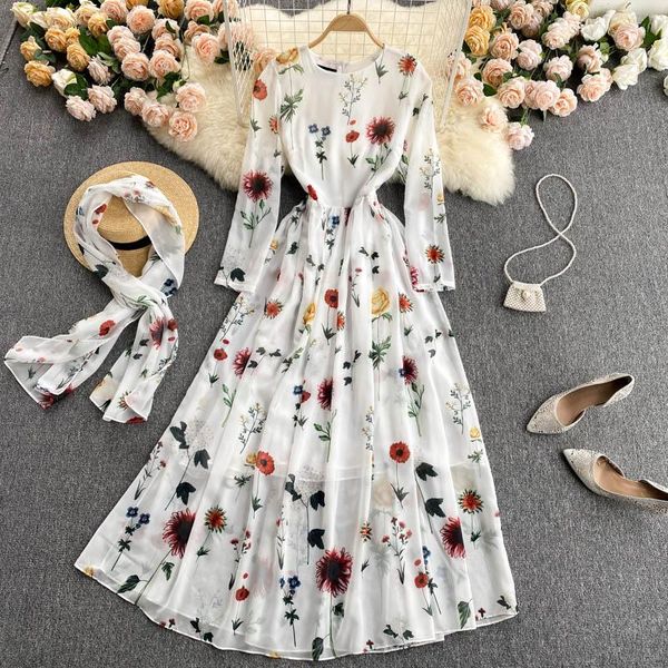 casual dresses elegant print long maxi chiffon beach dress summer women floor-length vacation seaside, Black;gray
casual dresses elegant print long maxi chiffon beach dress summer women floor-length vacation seaside, Black;gray