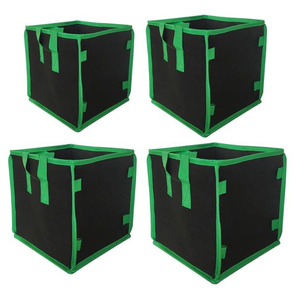 planters & pots 1pc square grow bag 3/5/7/10 gallon plant pot non-woven fabrics black green garden tool portable planting container with han
planters & pots 1pc square grow bag 3/5/7/10 gallon plant pot non-woven fabrics black green garden tool portable planting container with han