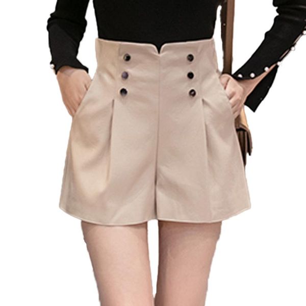 women's shorts women black apricot pu leather high waist wide leg faux quality autumn winter loose casual, White;black
women's shorts women black apricot pu leather high waist wide leg faux quality autumn winter loose casual, White;black