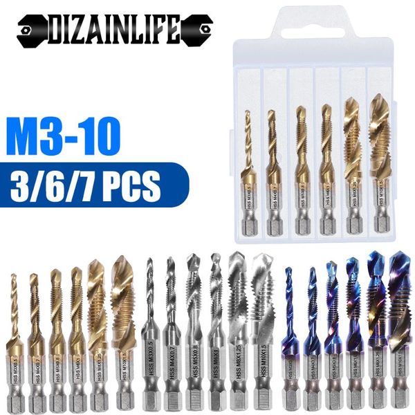 hand tools m3 m4 m5 m6 m8 m10 tap drill titanium plated hex shank hss screw machine compound metric thread bits set
hand tools m3 m4 m5 m6 m8 m10 tap drill titanium plated hex shank hss screw machine compound metric thread bits set