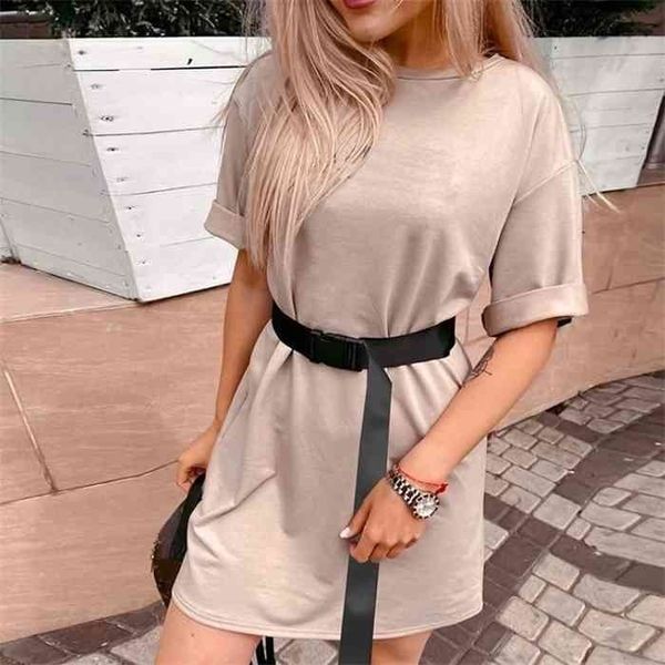 casual solid womens dress with belt leisure white dresses summer t shirt dress women white short dress vestidos clothes, Black;gray
casual solid womens dress with belt leisure white dresses summer t shirt dress women white short dress vestidos clothes, Black;gray