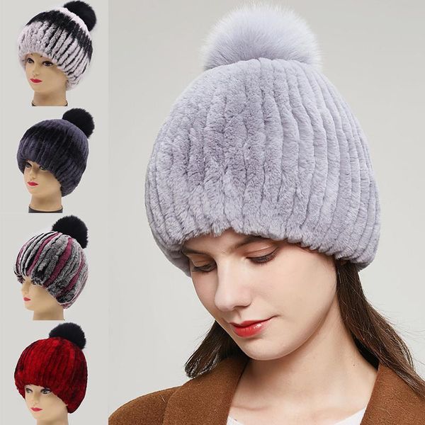berets hat female autumn and winter rex fur warm ear protection wool ball lady elegant princess bini, Blue;gray
berets hat female autumn and winter rex fur warm ear protection wool ball lady elegant princess bini, Blue;gray