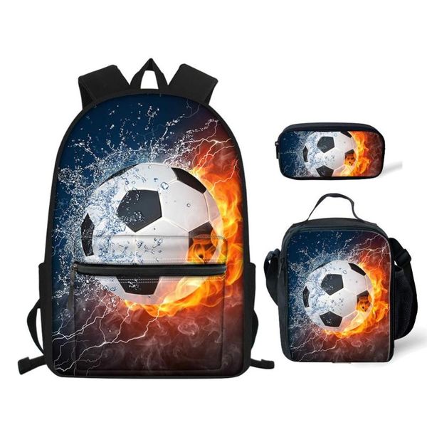pcs/set children school bags cute 3d football soccer prints backpack for teen boys kids book bag student back pack
pcs/set children school bags cute 3d football soccer prints backpack for teen boys kids book bag student back pack
