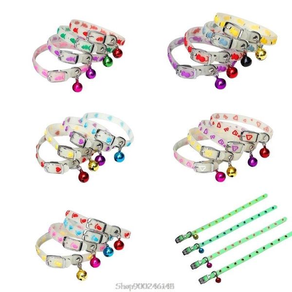 pet glowing collars with bells glow at night dogs cats necklace light luminous neck ring s18 20 dropship dog & leashes
pet glowing collars with bells glow at night dogs cats necklace light luminous neck ring s18 20 dropship dog & leashes