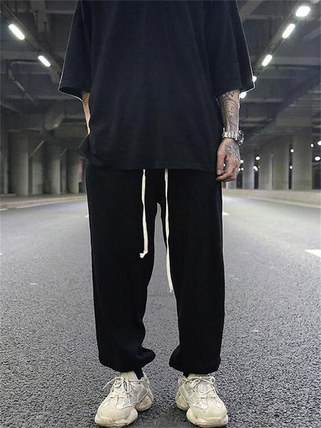 men's pants sports spring and autumn high street style fashion trend urban youth leisure versatile large, Black
men's pants sports spring and autumn high street style fashion trend urban youth leisure versatile large, Black