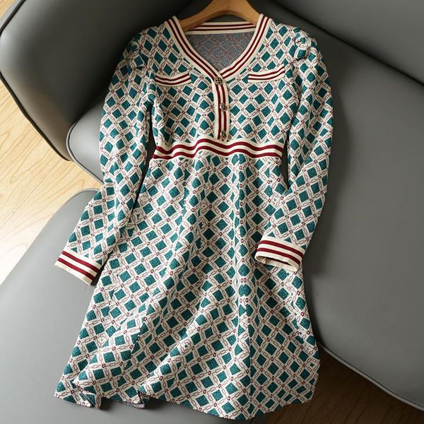 casual dresses french style plaid sweater dress women elegant autumn winter vintage ladies knitted party vestidos robe, Black;gray
casual dresses french style plaid sweater dress women elegant autumn winter vintage ladies knitted party vestidos robe, Black;gray
