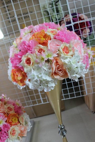 10pcs/lot wedding table artificial flower ball centerpiece walls backdrop decorative flore flowers & wreaths
10pcs/lot wedding table artificial flower ball centerpiece walls backdrop decorative flore flowers & wreaths