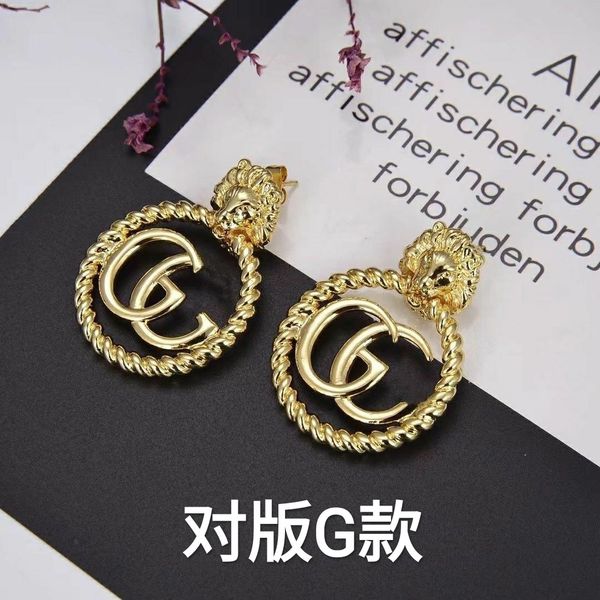 design jewelry lion head simple and versatile classic ancient women's advanced temperament earrings, Silver
design jewelry lion head simple and versatile classic ancient women's advanced temperament earrings, Silver