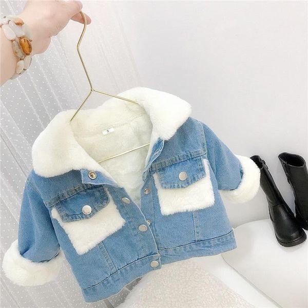 jackets 2-6 years oid thick warm kids boys girls denim coat velvet fur outerwear 2021 autumn winter children overcoat, Blue;gray
jackets 2-6 years oid thick warm kids boys girls denim coat velvet fur outerwear 2021 autumn winter children overcoat, Blue;gray