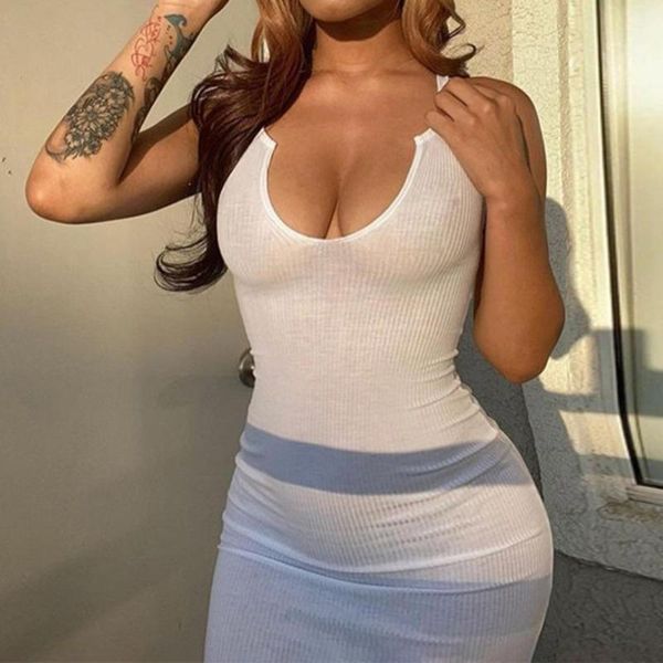 skirts 2021 sleeveless solid square collar ribbed skinny maxi dress spring summer women fashion bodycon streetwear party wear, Black
skirts 2021 sleeveless solid square collar ribbed skinny maxi dress spring summer women fashion bodycon streetwear party wear, Black
