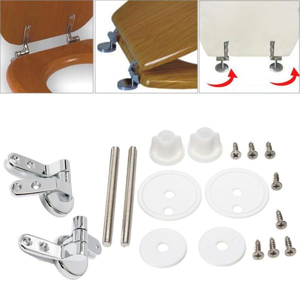 pair replacement toilet seat hinge set zinc alloy easy to install antioxidant anti-corrosion strong fixing nuts ample washers bath accessory
pair replacement toilet seat hinge set zinc alloy easy to install antioxidant anti-corrosion strong fixing nuts ample washers bath accessory