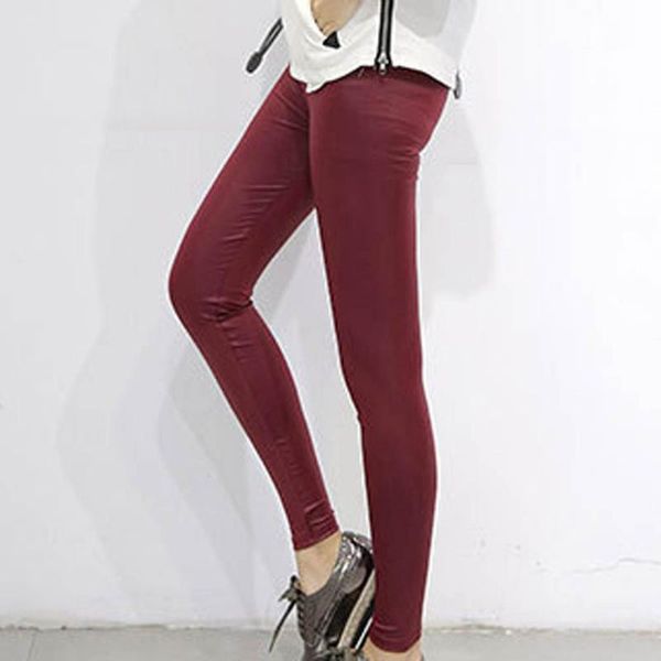 autumn thin elastic leggings 2021 fashion solid faux leather women high waist stretch slim fit pants plus size women's & capris, Black;white
autumn thin elastic leggings 2021 fashion solid faux leather women high waist stretch slim fit pants plus size women's & capris, Black;white