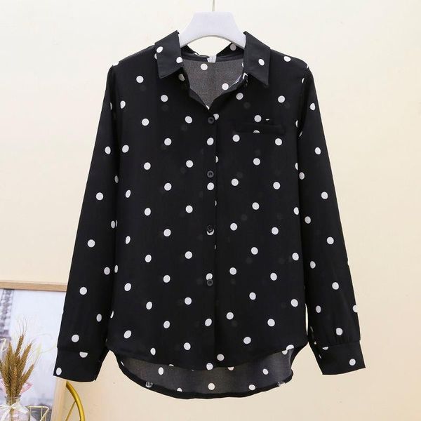 summer vintage polka dot women blouse plus size 4xl loose casual white shirts elegant long sleeve female chiffon women's blouses &
summer vintage polka dot women blouse plus size 4xl loose casual white shirts elegant long sleeve female chiffon women's blouses &