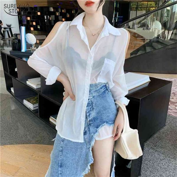 blusas long sleeve off shoulder casual shirts women korean leopard hollow out turn-down collar lady clothing 10270 210421, White
blusas long sleeve off shoulder casual shirts women korean leopard hollow out turn-down collar lady clothing 10270 210421, White