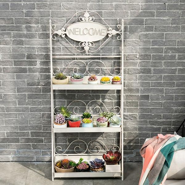 hooks & rails retro pastoral style balcony decoration flower stand iron art multi-layer succulent pot rack living room shelf organizer
hooks & rails retro pastoral style balcony decoration flower stand iron art multi-layer succulent pot rack living room shelf organizer