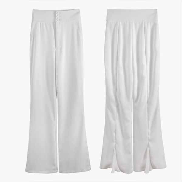 women's pants & capris white suit pants, high waist, thin pleats, wide legs, flared p9274, Black;white
women's pants & capris white suit pants, high waist, thin pleats, wide legs, flared p9274, Black;white
