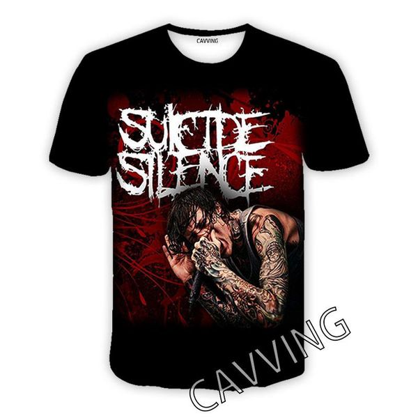 men's t-shirts cavving 3d printed suicide silence casual hip hop tee shirts harajuku styles clothing for men/women t02, White;black
men's t-shirts cavving 3d printed suicide silence casual hip hop tee shirts harajuku styles clothing for men/women t02, White;black
