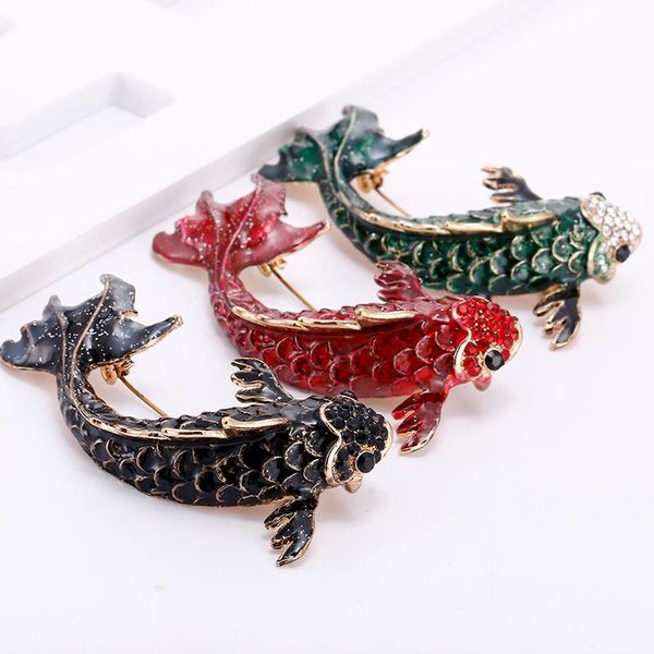 pins, brooches hwetr available red enamel fish for women large carp pins animal style brooch fashion jewelry coat broch 3 colors, Gray
pins, brooches hwetr available red enamel fish for women large carp pins animal style brooch fashion jewelry coat broch 3 colors, Gray