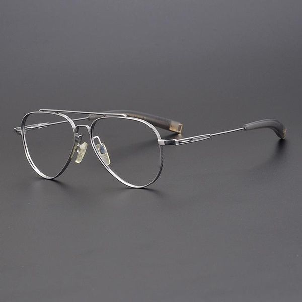 fashion sunglasses frames 2021 vintage pure titanium frame frog pilot eyeglasses men round prescription optical glasses myopia luxury eyewea, Black
fashion sunglasses frames 2021 vintage pure titanium frame frog pilot eyeglasses men round prescription optical glasses myopia luxury eyewea, Black