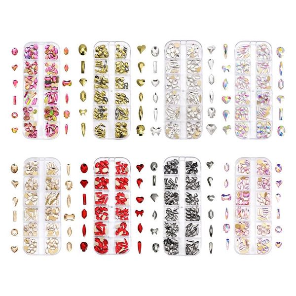 nail art decorations 120 pieces crystals ab flat back rhinestones gems mixed diamond stone for clothes shoes bags, Silver;gold
nail art decorations 120 pieces crystals ab flat back rhinestones gems mixed diamond stone for clothes shoes bags, Silver;gold