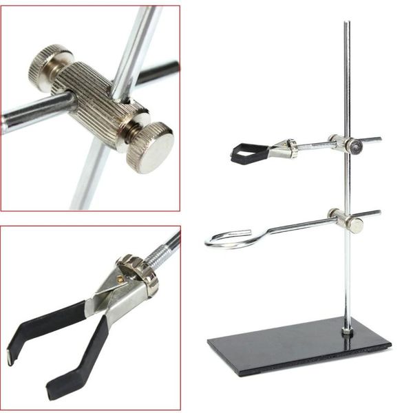 lab supplies 300mm retort stands support clamp flask stand set bracket laboratory supports condenser clips school laborator
lab supplies 300mm retort stands support clamp flask stand set bracket laboratory supports condenser clips school laborator