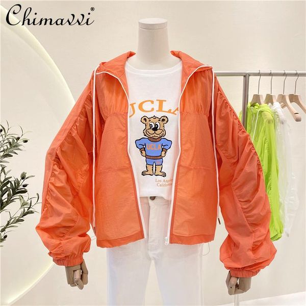 women's jackets dropshiping sun protection shirt women spring and summer loose long sleeve casual jacket female zipper hooded coat, Black;brown
women's jackets dropshiping sun protection shirt women spring and summer loose long sleeve casual jacket female zipper hooded coat, Black;brown