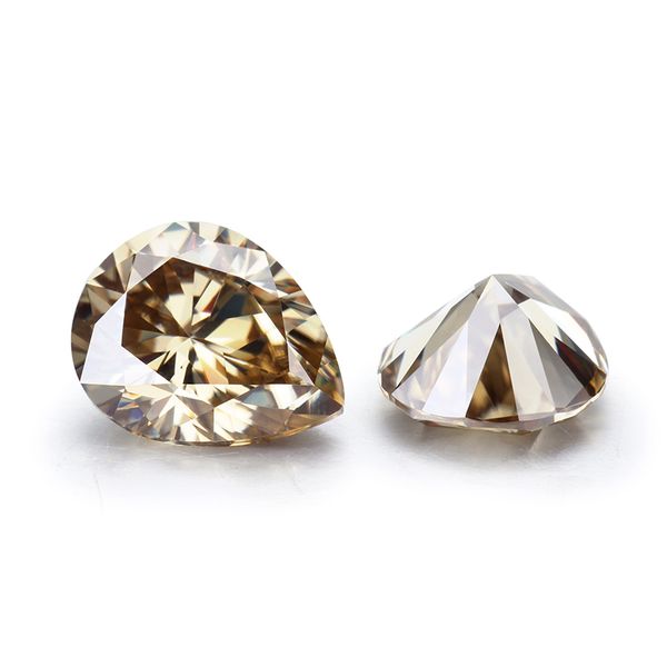 starsgem 8*10mm champagne pear cut 3ct vvs bead loose moissanite gemstone for jewelry, Black
starsgem 8*10mm champagne pear cut 3ct vvs bead loose moissanite gemstone for jewelry, Black
