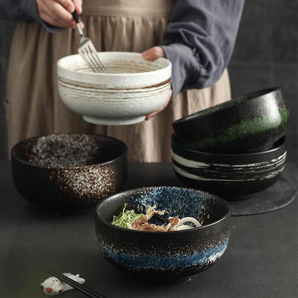 bowls lingao japanese ceramic creative, noodle, soup, salad, bowl wholesale