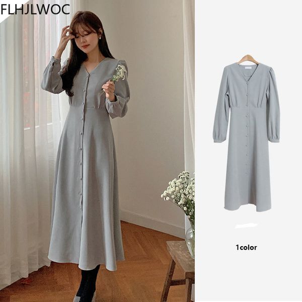 2021 spring fenimine vestidos women fashion korea chic japan style v neck single breasted button elegant long shirt dress, Black;gray
2021 spring fenimine vestidos women fashion korea chic japan style v neck single breasted button elegant long shirt dress, Black;gray