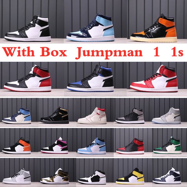 with box mens 1 high og basketball shoes air jordan1s university blue silver royal toe black metallic gold mid smoke grey unc patent men wom
with box mens 1 high og basketball shoes air jordan1s university blue silver royal toe black metallic gold mid smoke grey unc patent men wom