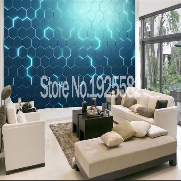 wallpapers custom modern technology abstract blue geometric hexagons mural forliving room bedroom 3d wall papers home decor
wallpapers custom modern technology abstract blue geometric hexagons mural forliving room bedroom 3d wall papers home decor