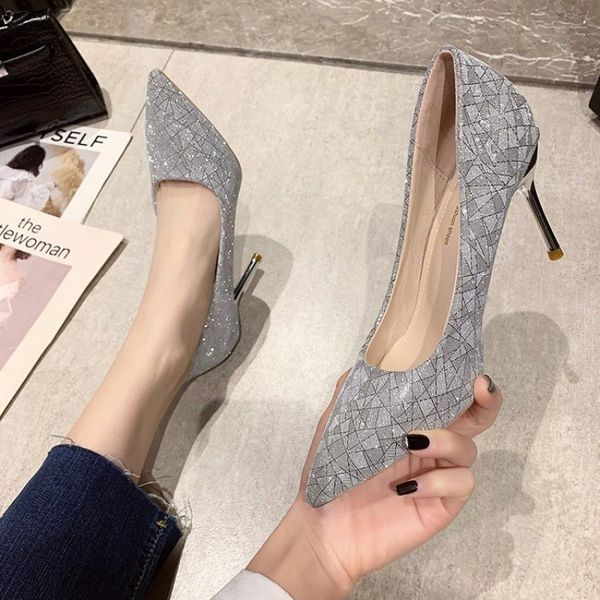 luxury dress shoes thin and high heel's 2021 french dign sense of minority temperament wedding bride pointed single sho women, Black
luxury dress shoes thin and high heel's 2021 french dign sense of minority temperament wedding bride pointed single sho women, Black