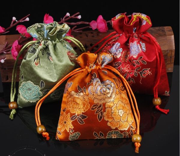 150pcs flower chinese style drawstring silk brocade jewellery pouches small gift bags wholesale sachet bracelet necklace packaging, Pink;blue
150pcs flower chinese style drawstring silk brocade jewellery pouches small gift bags wholesale sachet bracelet necklace packaging, Pink;blue