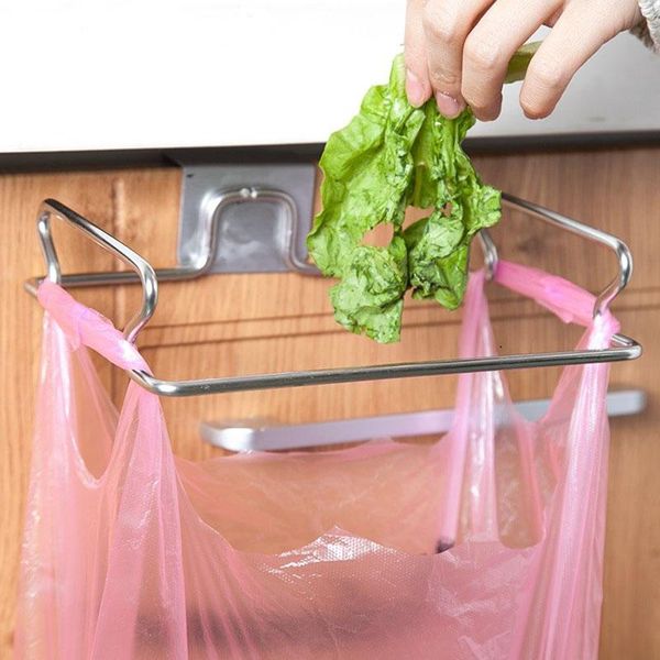 hanging stainless steel trash bag holder closet garbage storage bags rack for kitchen cupboard organizer accessories & organization
hanging stainless steel trash bag holder closet garbage storage bags rack for kitchen cupboard organizer accessories & organization