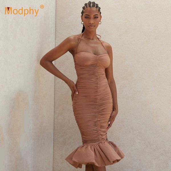bodycon evening party dress fashion women's sleeveless fold midi long mermaid club female clothing 210527, Black;gray
bodycon evening party dress fashion women's sleeveless fold midi long mermaid club female clothing 210527, Black;gray