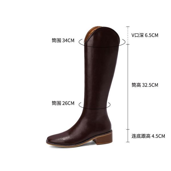 boots big size women knee high cow leather platform winter warm shoes woman square heels long l0003, Black
boots big size women knee high cow leather platform winter warm shoes woman square heels long l0003, Black