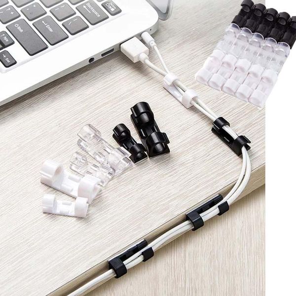 hooks & rails 20/10pcs cable organizer clips abs wire manager cord holder usb charging data line winder management deskworkstation
hooks & rails 20/10pcs cable organizer clips abs wire manager cord holder usb charging data line winder management deskworkstation