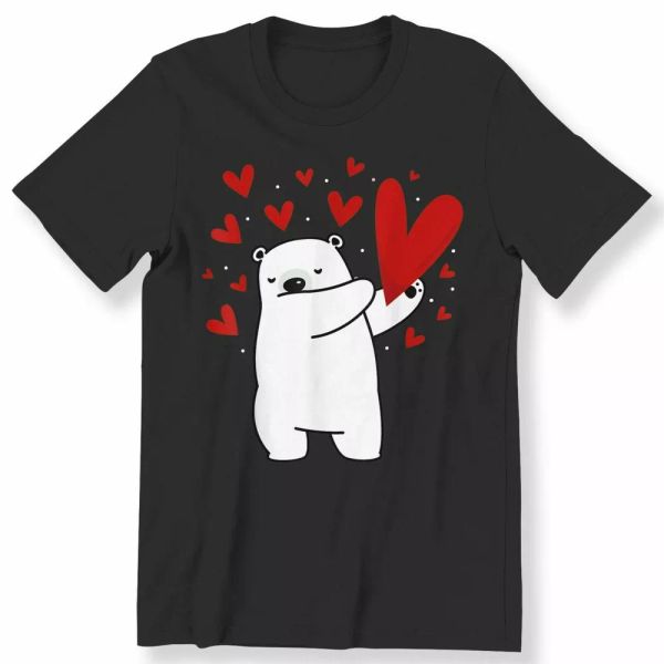 happy valentine's day men's ladies t-shirt cute bear valentine gift 100% cotton, White;black
happy valentine's day men's ladies t-shirt cute bear valentine gift 100% cotton, White;black