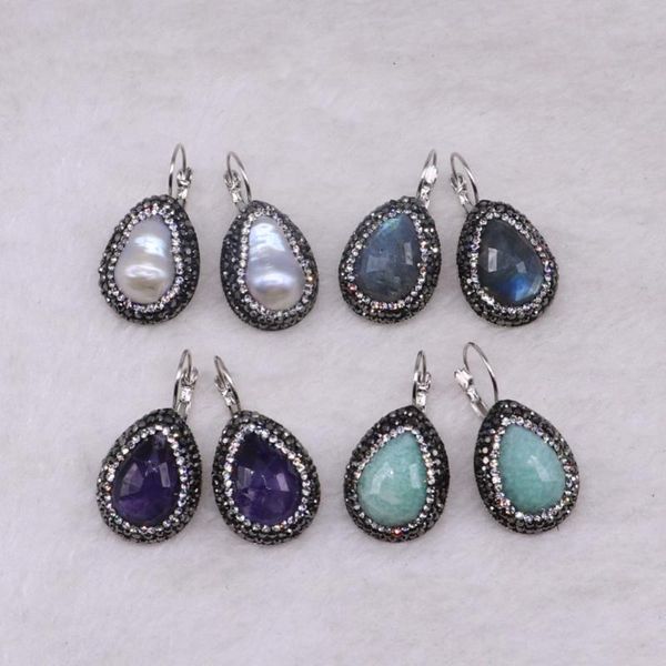 dangle & chandelier 8 pairs handmade natural stone pave rhinestone earrings jewelry mix color gift for lady 3351, Silver
dangle & chandelier 8 pairs handmade natural stone pave rhinestone earrings jewelry mix color gift for lady 3351, Silver