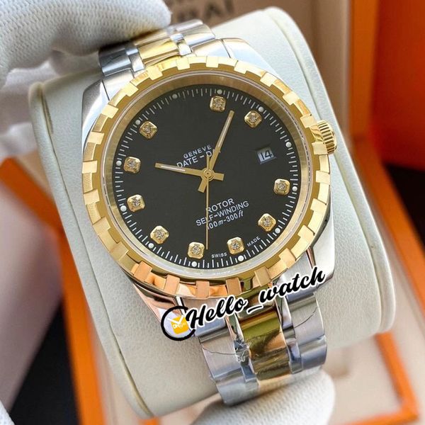 41mm m21013-0005 21013 gents watches black dial miyota 8215 automatic mens watch diamond mark two tone gold steel bracelet sapphire hello_wa, Slivery;brown
41mm m21013-0005 21013 gents watches black dial miyota 8215 automatic mens watch diamond mark two tone gold steel bracelet sapphire hello_wa, Slivery;brown