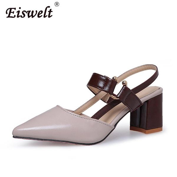 women's summer sandals ladies fashion thick with female buckle belt decoration high-heeled women, Black
women's summer sandals ladies fashion thick with female buckle belt decoration high-heeled women, Black
